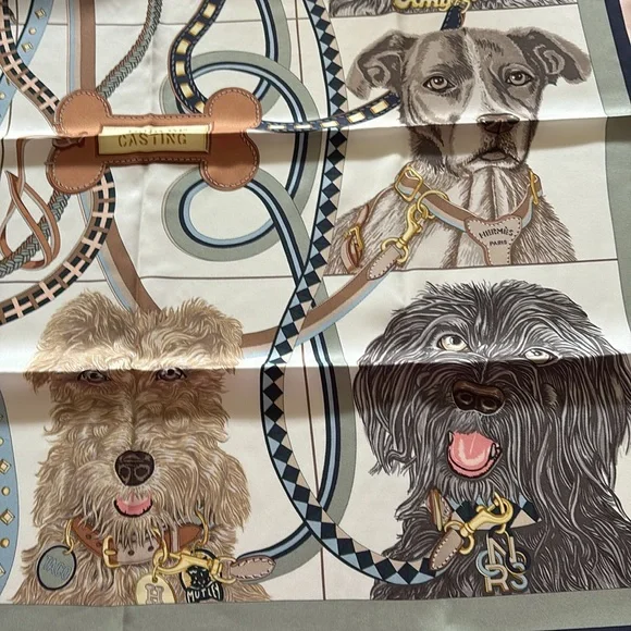 Brand new Hermes jour de casting silk scarf 70 - Picture 2 of 5